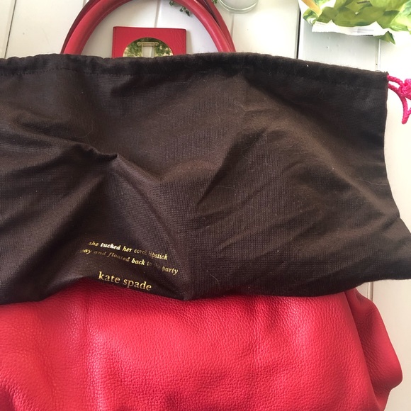 Hot pink leather Kate Spade ♠️ purse - Picture 4 of 4